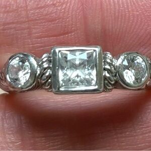 Authentic Judith Ripka Ring-Size 9